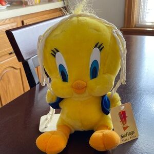 Six Flags Tweety Bird Plush Toy